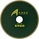 Disc taiere ceramica dura ARES CERAMIX HGPP 350 mm pentru masa taiere umeda - 1060DTC350P